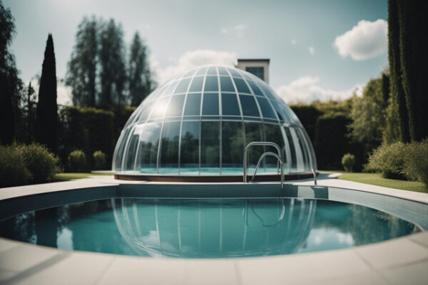 piscine avec dome