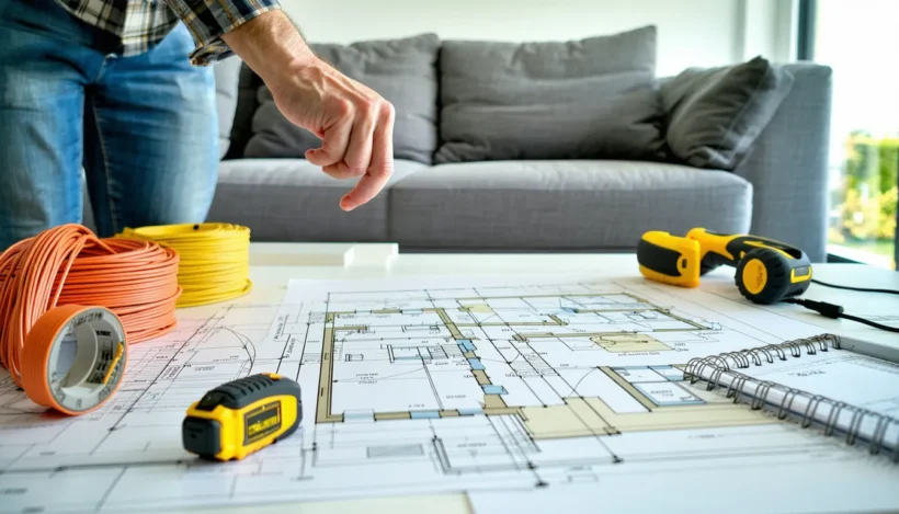 Combien de mètres de câbles électriques prévoir pour une installation maison de 100 m2 sans stress