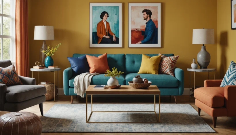 Exploration créative : l'harmonie des couleurs et des textures en décoration
