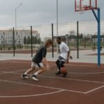 Surface en polypropylène pour terrains de basketball extérieurs modernes