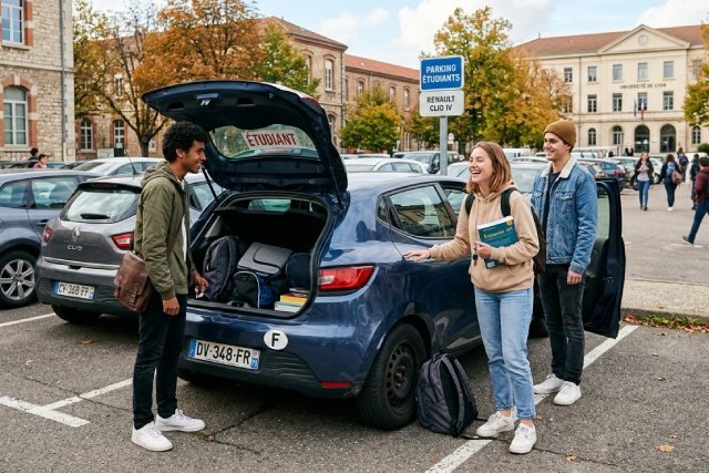 Voitures étudiants