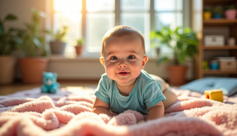 Le sourire du bébé : secrets pour l'encourager naturellement