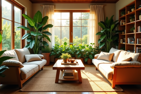Inspiration naturelle pour une déco apaisante et harmonieuse
