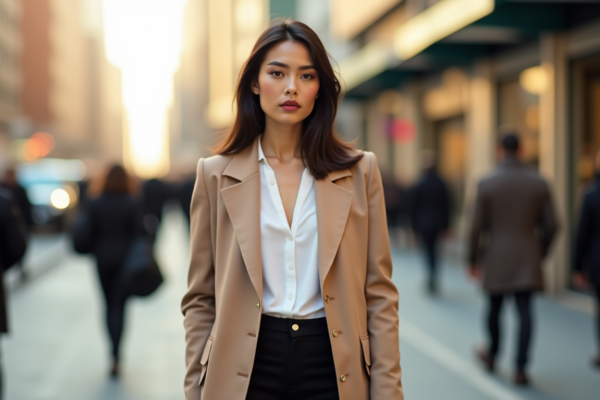 L'élégance simple dans la mode contemporaine