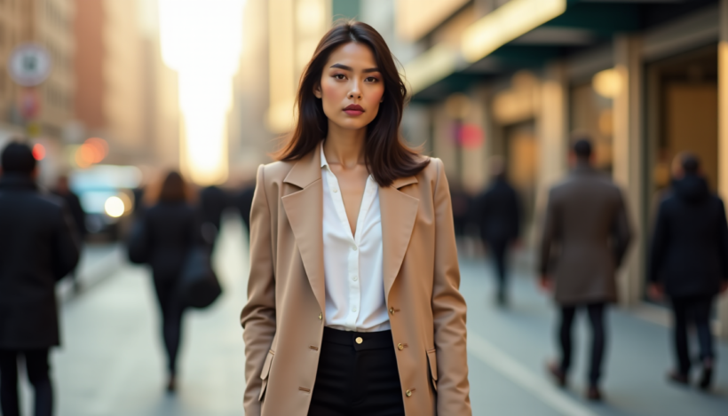 L'élégance simple dans la mode contemporaine