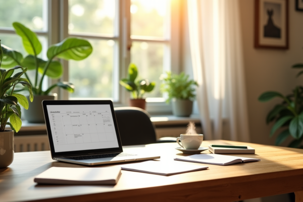 Organiser une journée plus productive sans stress inutile