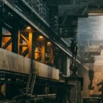 interior of large industrial factory
