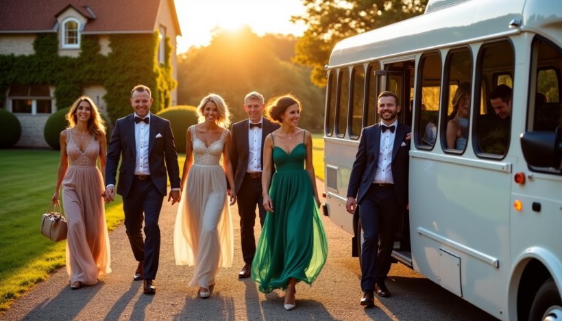 Quel transport choisir pour les invités lors d'un mariage ?